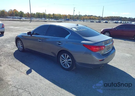 2014 Infiniti Q50 Premium z USA, uszkodzony, nr VIN JN1BV7AP4EM693012